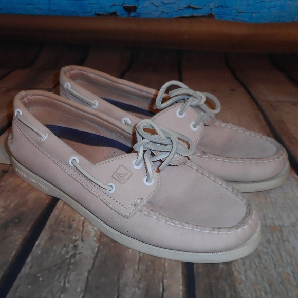 Sperry Shoes - Sperry Baby Pink Top-Sider Loafers